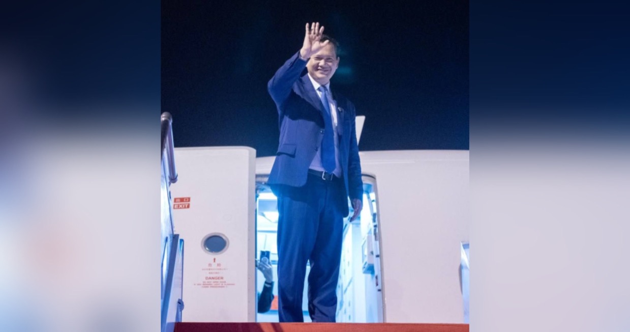 Samdech Hun Manet Leaves Jakarta after Attending 43rd ASEAN Summit and ...