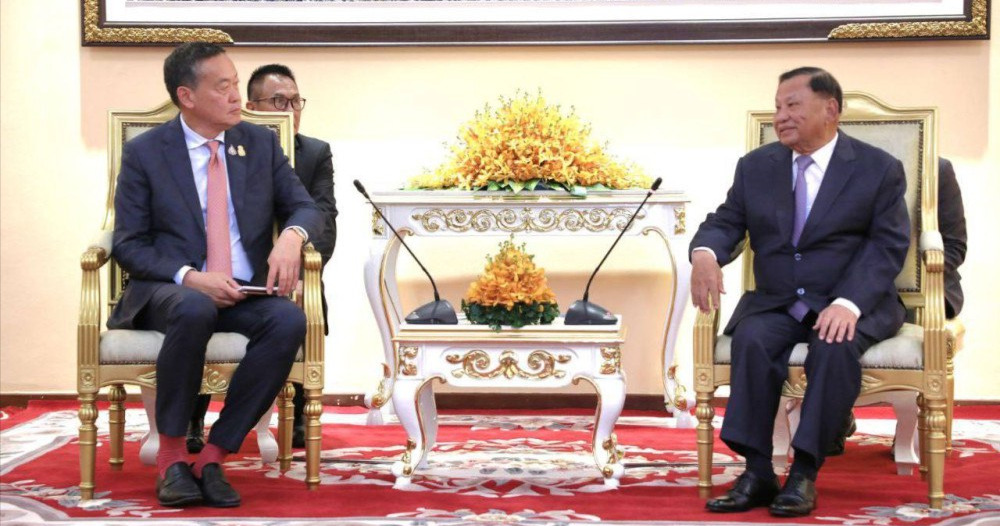 Acting Head of State Receives Courtesy Visit from Thai PM - ក្រសួងព័ត៌មាន