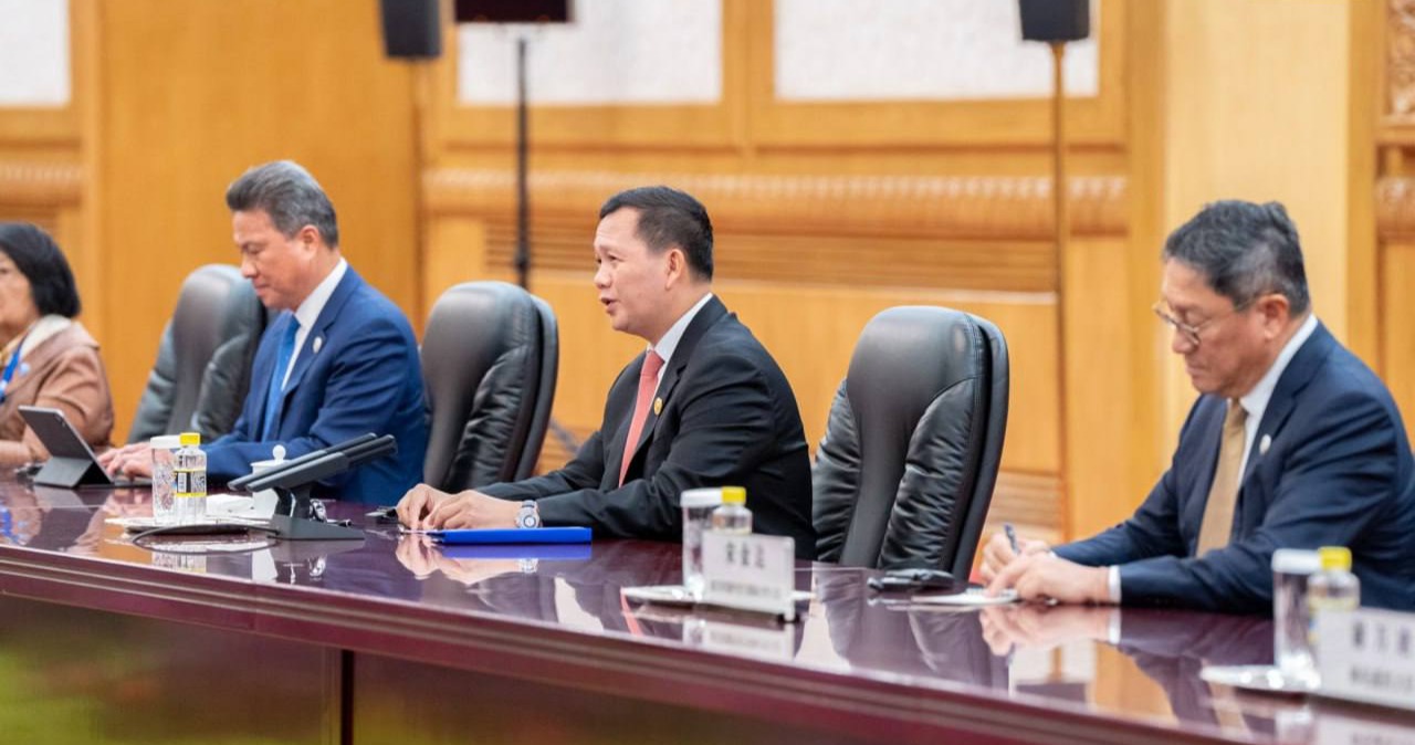 Cambodian Premier Holds a Courtesy Meeting with Chinese President ...